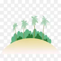 沙滩椰子树-海滩椰子树载体材料