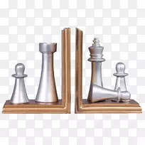 国际象棋-国际象棋，书架