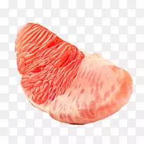 柚子红肉甜可口的柚子肉
