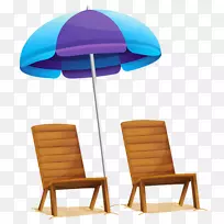 伊姆斯躺椅沙滩剪贴画阳光躺椅