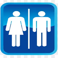 标志卫生间图标-厕所图标