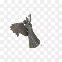 石雕基路伯雕像天使手翅膀创意女神雕像