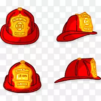 棒球帽消防队员夹艺术防火帽