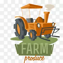 约翰迪尔拖拉机农业农场-儿童材料农场拖拉机