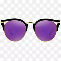 墨镜紫色时装拉尔夫劳伦公司-紫色时尚风格太阳镜