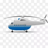 直升机旋翼飞机空中运输花卉快递飞机直升机