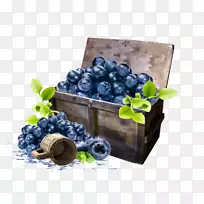 剪贴画-蓝莓