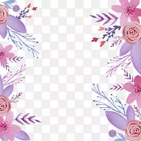 花墙纸.优雅的紫色花朵背景材料