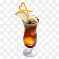 朗姆酒和可乐长岛冰茶