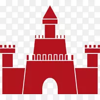 什利塞尔堡宫城堡插图-红色宫殿