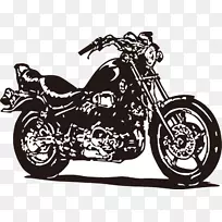 摩托车摄影剪贴画-摩托车