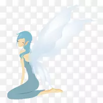 仙女插图-蓝色精灵免费拉材料