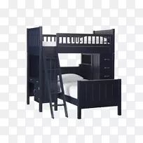 床架，双层床，卧室，书桌
