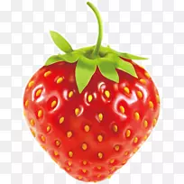 草莓奶油蛋糕水果夹艺术-草莓装饰设计创意