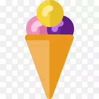 冰淇淋锥可伸缩图形.冰淇淋