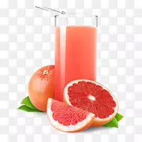橙汁奶昔葡萄柚汁-美味的果汁饮料