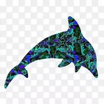 海豚艺术海洋生物剪贴画