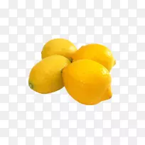 甜柠檬梅耶柠檬柑橘朱诺-新鲜柠檬