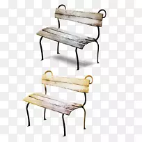 椅子，长椅，公园椅