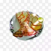 海鲜早餐龙虾菜鱼龙虾