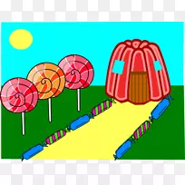 糖果乐园棒棒糖免费内容剪辑艺术-卡通糖果图像
