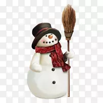 雪人帽子围巾雪人