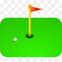微型高尔夫球场剪贴画-高尔夫鸟剪贴画