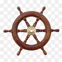 船舶轮模型海运.舵方向盘
