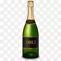 香槟moxebt&Chandon Bollinger Pommery图标-香槟酒瓶