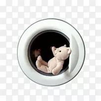 熊洗衣机-洗衣机小熊
