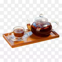姜茶饮食业山楂茶壶