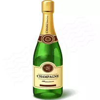 香槟起泡酒白兰地香槟酒瓶