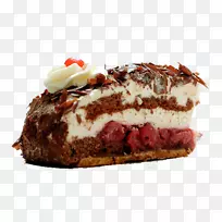 巧克力蛋糕奶油托生日蛋糕-巧克力蛋糕