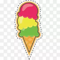 冰淇淋-冰淇淋贴纸
