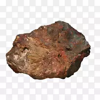 铁矿石矿产开采金属岩画