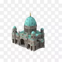 柏林大教堂像素图-教堂的平面图