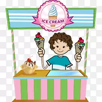 意大利冰淇淋店冰淇淋圣代冰淇淋