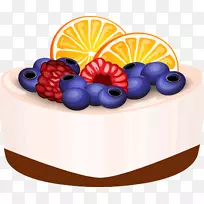 水果蛋糕酥皮奶油蓝莓蛋糕图案