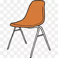 桌椅摇椅夹子艺术座椅剪贴画