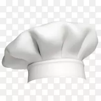 厨师制服帽子帽夹艺术烹饪帽剪贴画