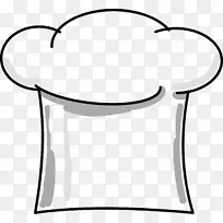 厨师制服剪贴画-烹饪帽剪贴画