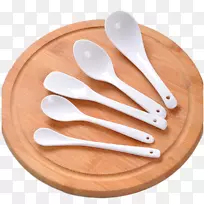木制勺子汤匙瓷匙小勺