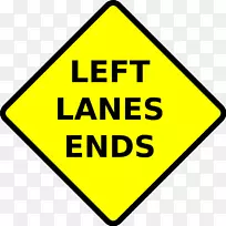 交通标志道路行车警告标志行人过路-黄色六角形悬崖峭壁