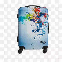 手提箱行李手推车聚碳酸酯丙烯腈丁二烯苯乙烯涂鸦箱