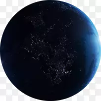 地球钴蓝球-蓝色行星