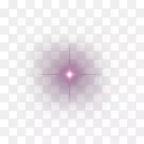 浅紫色图案-紫色简单的灯光效果元素
