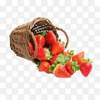奶昔汁草莓篮-草莓