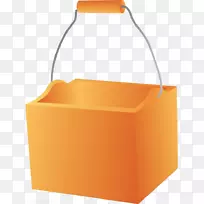 下载图标-橙色水桶