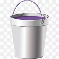 油漆桶-紫色水桶