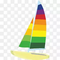帆船.彩色帆船